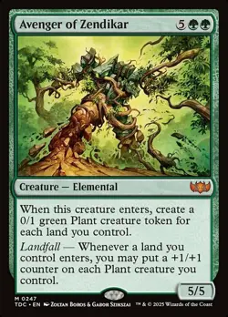 1 x Avenger of Zendikar - Commander: Tarkir: Dragonstorm - NM-Mint - MTG - Image 1