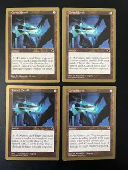 MTG- Cursed Scroll x4 - 1998 Seattle World Championship Deck - Image 1