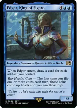Edgar, King of Figaro - 0051 - Final Fantasy - MTG - NM/M - Image 1