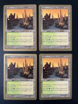 MTG- Brushland x4 - 2002 Sydeny World Championship Deck - Image 1