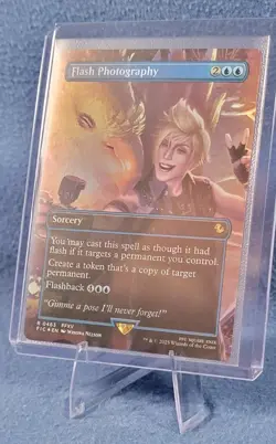 Flash Photography (Borderless) Commander: Final Fantasy Foil - Image 1