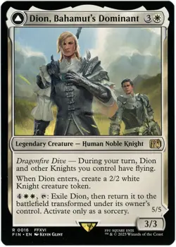 Dion, Bahamut's Dominant / Bahamut, Warden of Light - 0016 - Final Fantasy - MTG - Image 1