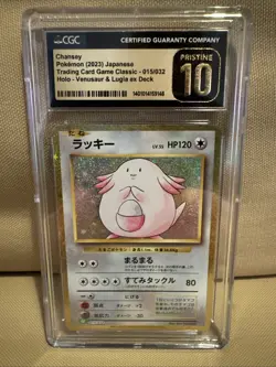 Chansey Pokemon 2023 JPN TCG Classic Holo CGC Pristine 10 - Image 1