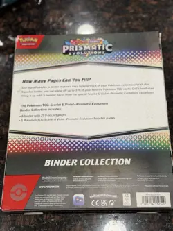 Pokemon TCG Prismatic Evolutions Binder Collection Sealed - Image 2