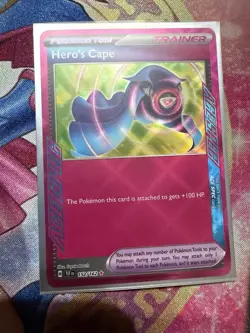 Hero's Cape - 152/162 - Ace Rare NM, English Pokemon Temporal Forces - Image 1