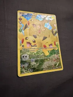 Pikachu Full Art Generations: Radiant Collection RC29/RC32 Pokemon TCG Damaged - Image 2