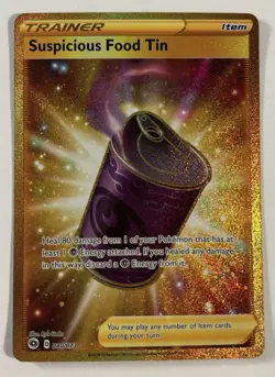 Pokemon TCG Suspicious Food Tin080/073 Holo Secret Rare - Near Mint - Image 1