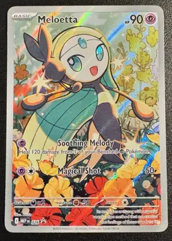 Meloetta - 026 Illustration Rare ME: Mega Evolution Promo Pokemon TCG NM - Image 1