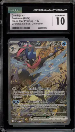 Pokemon Greninja ex SFA Special Illustration Coll. Promo SVP EN 132 CGC 10 - Image 1