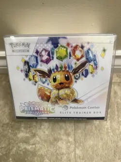 Prismatic Evolutions Pokemon Center Elite Trainer Box PC ETB Factory Sealed - Image 1