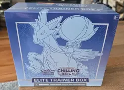 SEALED Pokemon Chilling Reign Ice Rider Calyrex ETB No tears great condition - Image 1