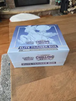 SEALED Pokemon Chilling Reign Ice Rider Calyrex ETB No tears great condition - Image 5