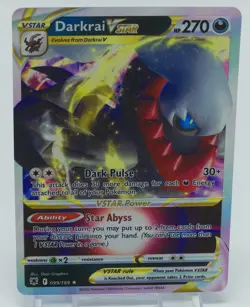 Pokemon Sword & Shield Astral Radiance #099/189 Darkrai VSTAR - Image 3