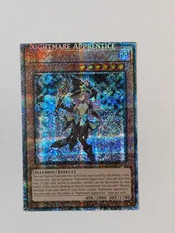 Yugioh ERROR Name Shift Nightmare Apprentice MP25-EN004 Starlight Rare NM - Image 1