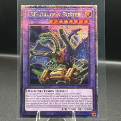 ABC-Dragon Buster 1st Edition Platinum Secret Rare RA04-EN271 Yu-Gi-Oh! - Image 1