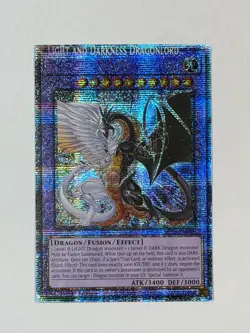 Yugioh ERROR Name Shift Light and Darkness Dragonlord MP25-EN009 Starlight Rare - Image 1