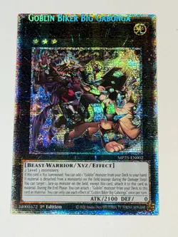 Yugioh ERROR Name Shift Goblin Biker Big Gabonga MP25-EN002 Starlight Rare #2 - Image 1