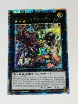 Yugioh ERROR Name Shift Goblin Biker Big Gabonga MP25-EN002 Starlight Rare #1 - Image 1