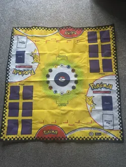 RARE Vintage Pokemon WOTC Play mat 1998 - 2 Player Card Arena OFFICIAL NINTENDO - Image 1