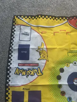 RARE Vintage Pokemon WOTC Play mat 1998 - 2 Player Card Arena OFFICIAL NINTENDO - Image 3