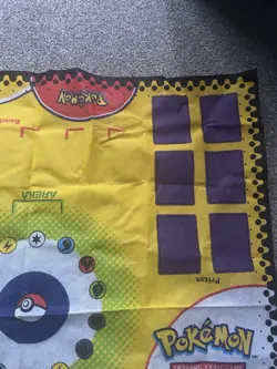 RARE Vintage Pokemon WOTC Play mat 1998 - 2 Player Card Arena OFFICIAL NINTENDO - Image 4