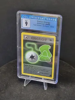 CGC 9 Mint Potion Energy Team Rocket 1st Edition 2000 Pokemon Card 82/82 - Image 1