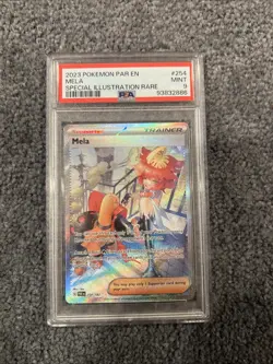 PSA 9 Mint Mela 254/182 Special Illustration Rare - Pokemon Paradox Rift SV04 - Image 1