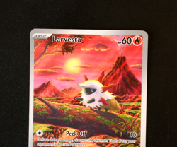 Pokemon Card - Larvesta 099/086 Black Bolt English - Illustration Rare - NM ⭐ - Image 2