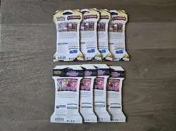 Pokemon TCG Fusion Strike Lost Origin Sealed Sleeved Booster Packs (8) Gengar - Image 2