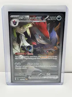 Pokemon N's Zoroark Ex 185/159 Journey Together Holo Special Illustration Rare - Image 1