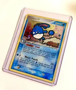 Azumarill 1/109 Ex Team Rocket Returns Holo Rare Pokemon TCG 2004 - Image 3