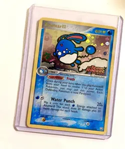 Azumarill 1/109 Ex Team Rocket Returns Holo Rare Pokemon TCG 2004 - Image 4