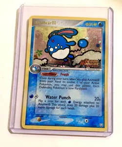 Azumarill 1/109 Ex Team Rocket Returns Holo Rare Pokemon TCG 2004 - Image 5