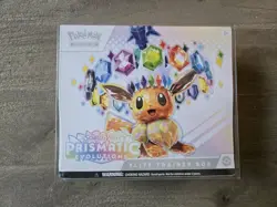 Pokemon Prismatic Evolutions ETB W/ Case Elite Trainer Box Sealed--Small Tear - Image 1