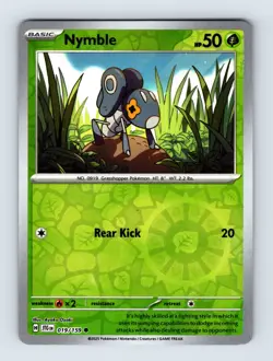 Nymble SV09: Journey Together Common Reverse Holo 019/159 Pokemon Cards - Image 1