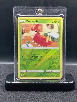 Wurmple 24/214 Reverse Holo :: Lost Thunder :: Mint Pokemon Card - Image 1