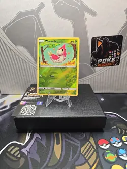 REVERSE HOLO Pokemon Card TCG Sun & Moon Lost Thunder Wurmple 23/214 NM - Image 1