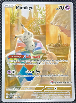 Mimikyu - 075 (Pokemon Center Exclusive) - Paldean Fates Promo IR Pokemon Tcg - Image 1