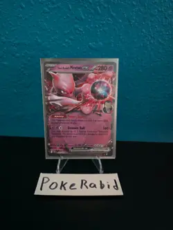 Pokemon Destined Rivals 81/182 Rare Team Rocket's Mewtwo Ex MINT Holo - Image 1