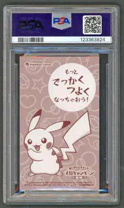 Pokemon Cards - PSA 8 Pikachu Mega Lizardon X Poncho Charizard BC Business Card - Image 2