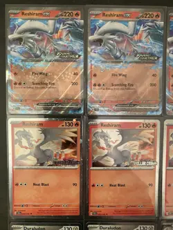 Pokemon TCG Stamped Promo Card Lot (24) Reshiram Zekrom Kyurem Melmetal Meltan - Image 2