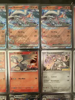 Pokemon TCG Stamped Promo Card Lot (24) Reshiram Zekrom Kyurem Melmetal Meltan - Image 3
