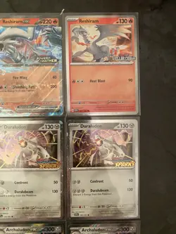 Pokemon TCG Stamped Promo Card Lot (24) Reshiram Zekrom Kyurem Melmetal Meltan - Image 4