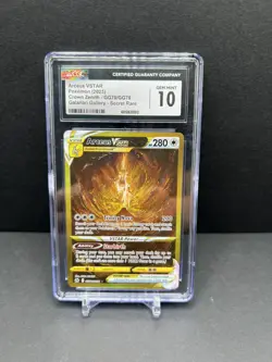 2023 Pokemon Crown Zenith Gold Rare Arceus VSTAR #GG70 CGC 10 Gem Mint A - Image 1