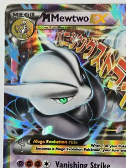 Pokemon Mega-Mewtwo-EX Holo Ultra Rare TCG Card 63/162 - Image 3