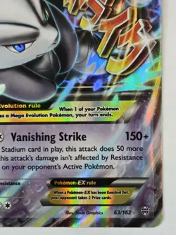 Pokemon Mega-Mewtwo-EX Holo Ultra Rare TCG Card 63/162 - Image 5