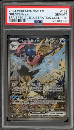 Pokemon Greninja ex SFA Special Illustration Coll. Promo SVP EN 132 PSA 10 - Image 1