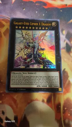 Galaxy-Eyes Cipher X Dragon GFTP-EN011 Ultra Rare 1st Edition Yugioh NM - Image 1