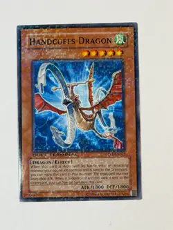 Yugioh Handcuffs Dragon DTP1-EN025 Duel Terminal Preview NM - Image 1