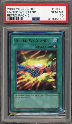 Yu-Gi-Oh! United We Stand Retro Pk. 2 RP02-EN038 PSA 10 Gem Mint - Image 1